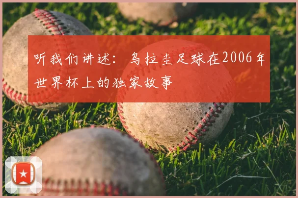 听我们讲述:乌拉圭足球在2006年世界杯上的独家故事